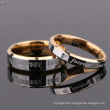 Custom Jewelry Forever Love Stainless Steel Valentine's Couple Finger Ring